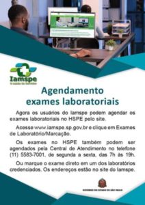 NOTÍCIAS E RECOMENDAÇÕES DO HOSPITAL DO SERVIDOR / IAMSPE | IPA SÃO PAULO